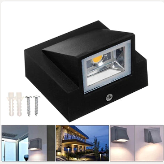 Weather-resistant exterior wall sconce in matte black finish