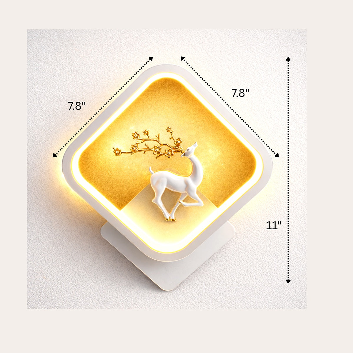 Luxury LED wall décor lighting for living room