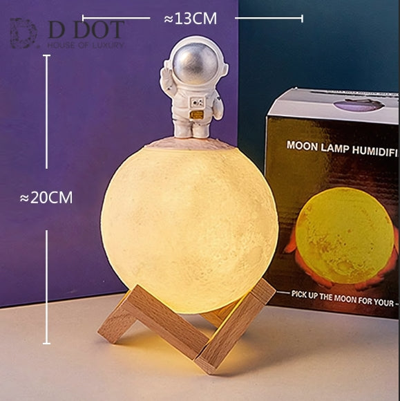 2-in-1 Moon Lamp & Cool Mist Humidifier - Essential Oil Diffuser with LED Night Light | Shop Now
