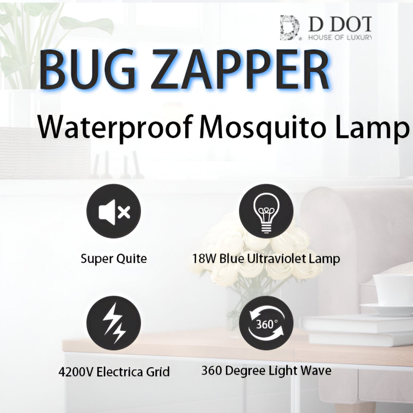 "Mosquito Trap - Indoor Flies Killer for Home Backyard"
