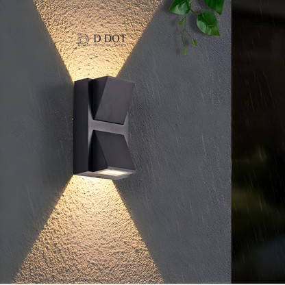 1+1 Waterproof K-Shaped Wall Light