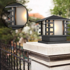 Outdoor Courtyard Column Lamp Post Lamp LED Pillar Street Light