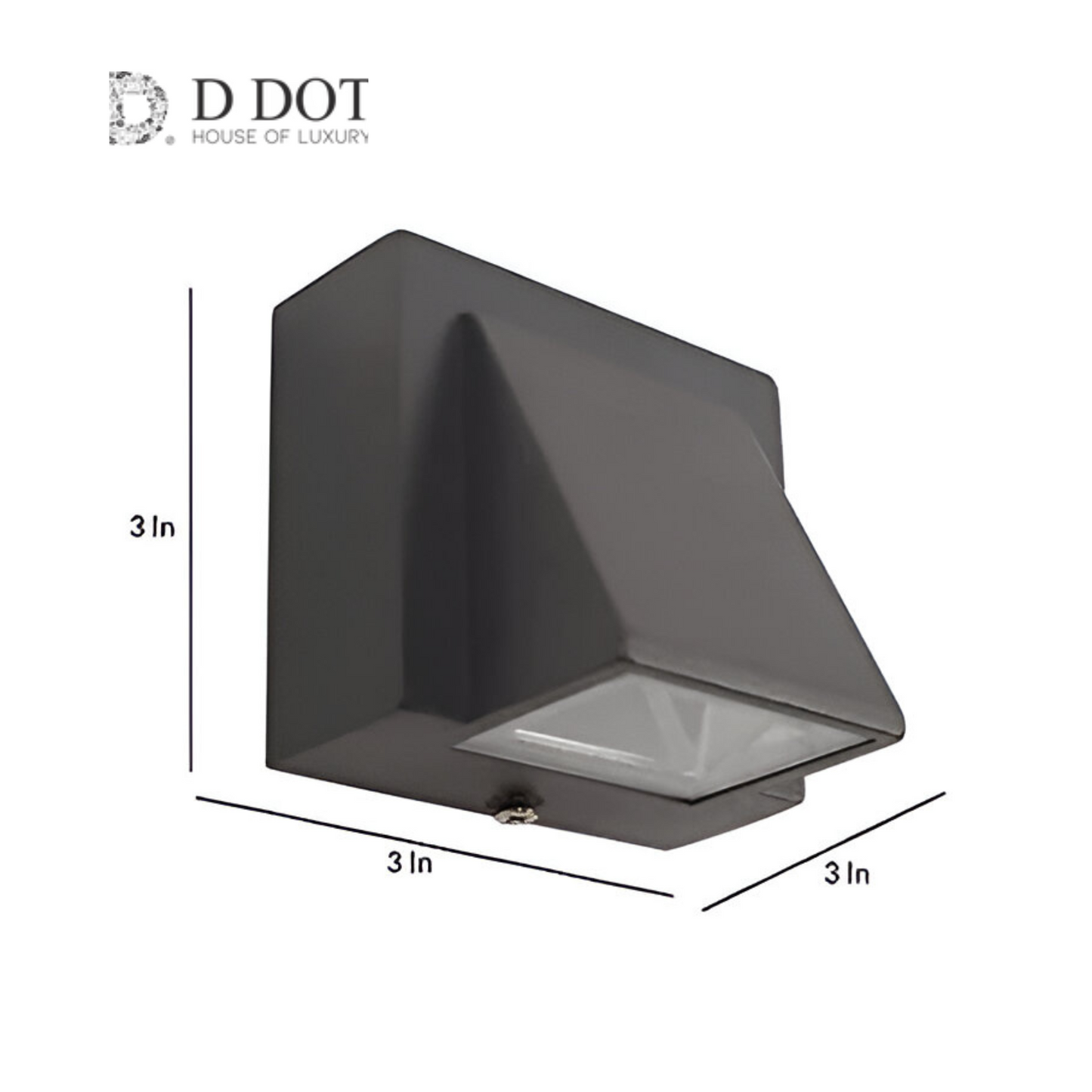 Illuminate Your Outdoors with 5W K-Down Light LED Wall Lamp - Perfect for Exterior Walls and Steps