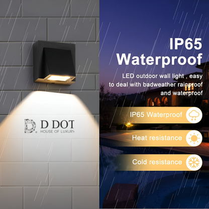 Illuminate Your Outdoors with 5W K-Down Light LED Wall Lamp - Perfect for Exterior Walls and Steps