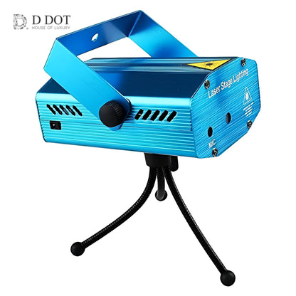 Mini Laser Projector Stage Lighting - Sound Activated Laser Light for Party and DJ