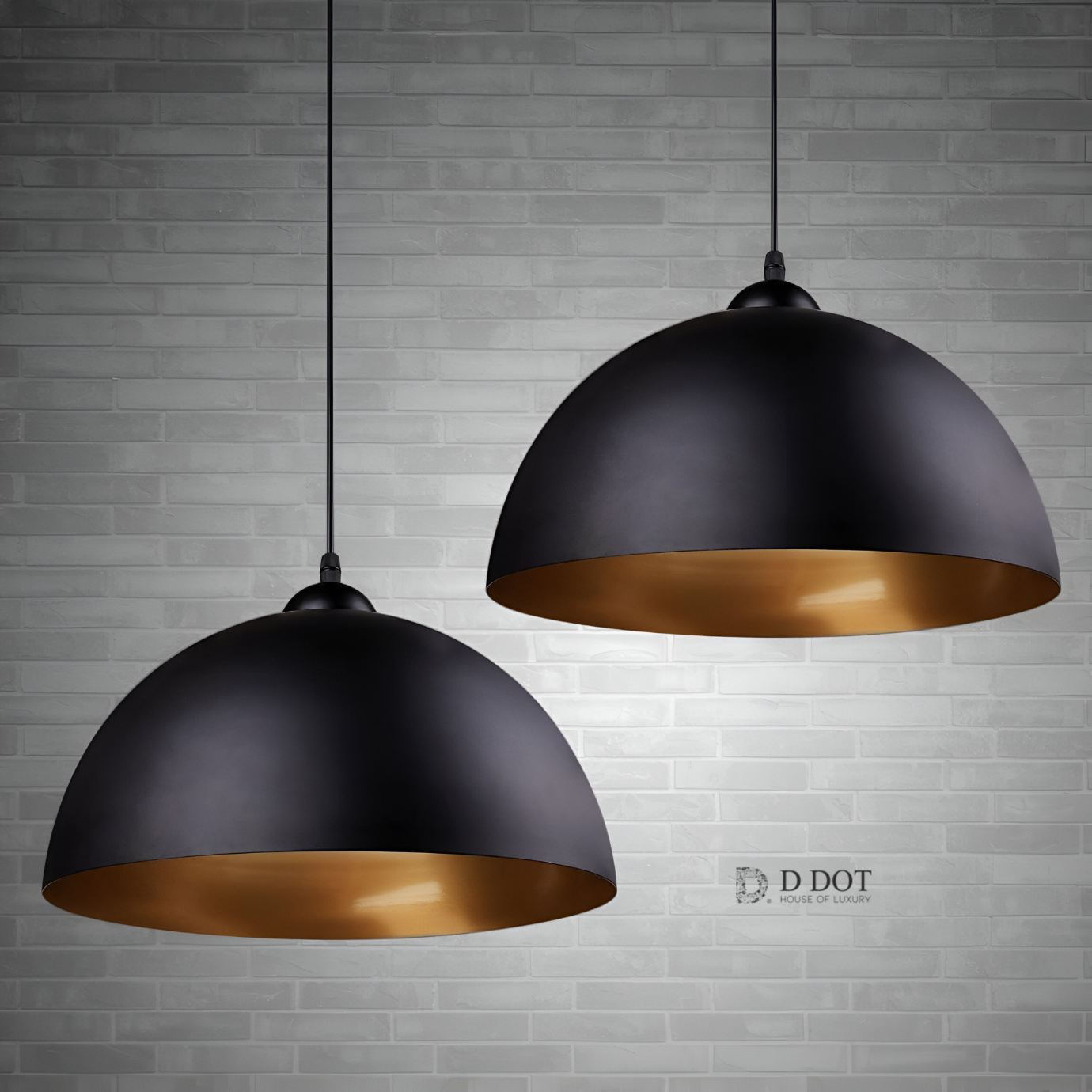 Black Pendant Light Shade for Modern Interiors