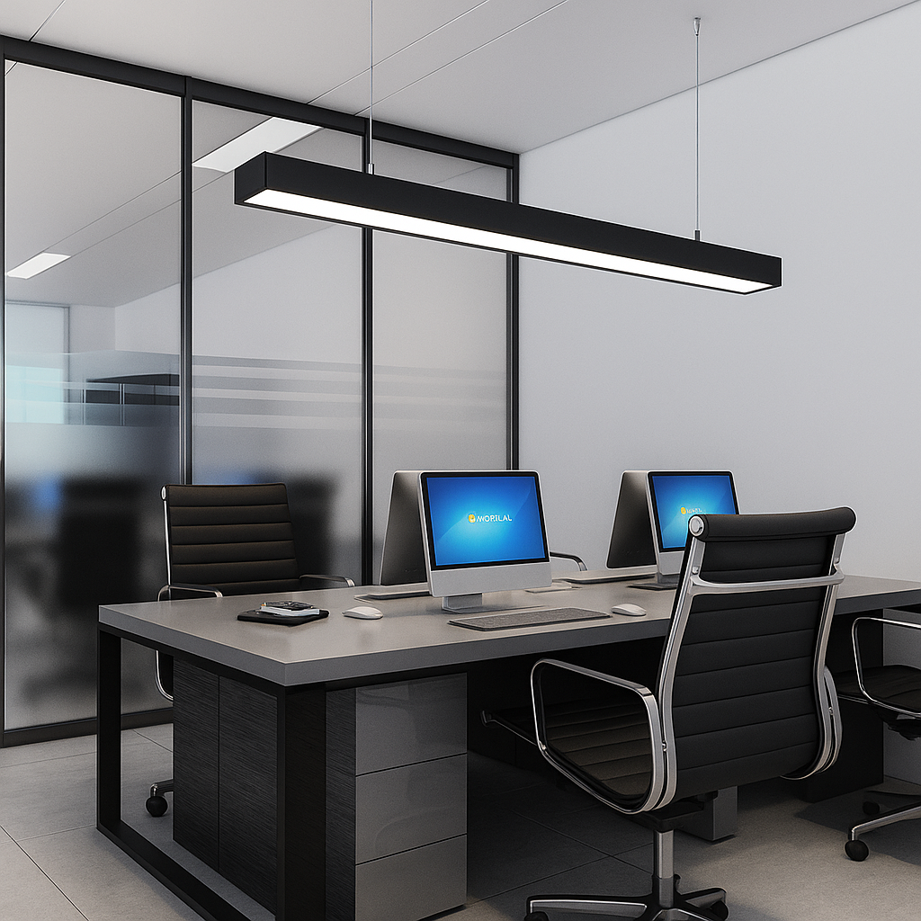 modern aluminum office light with SMD LEDs