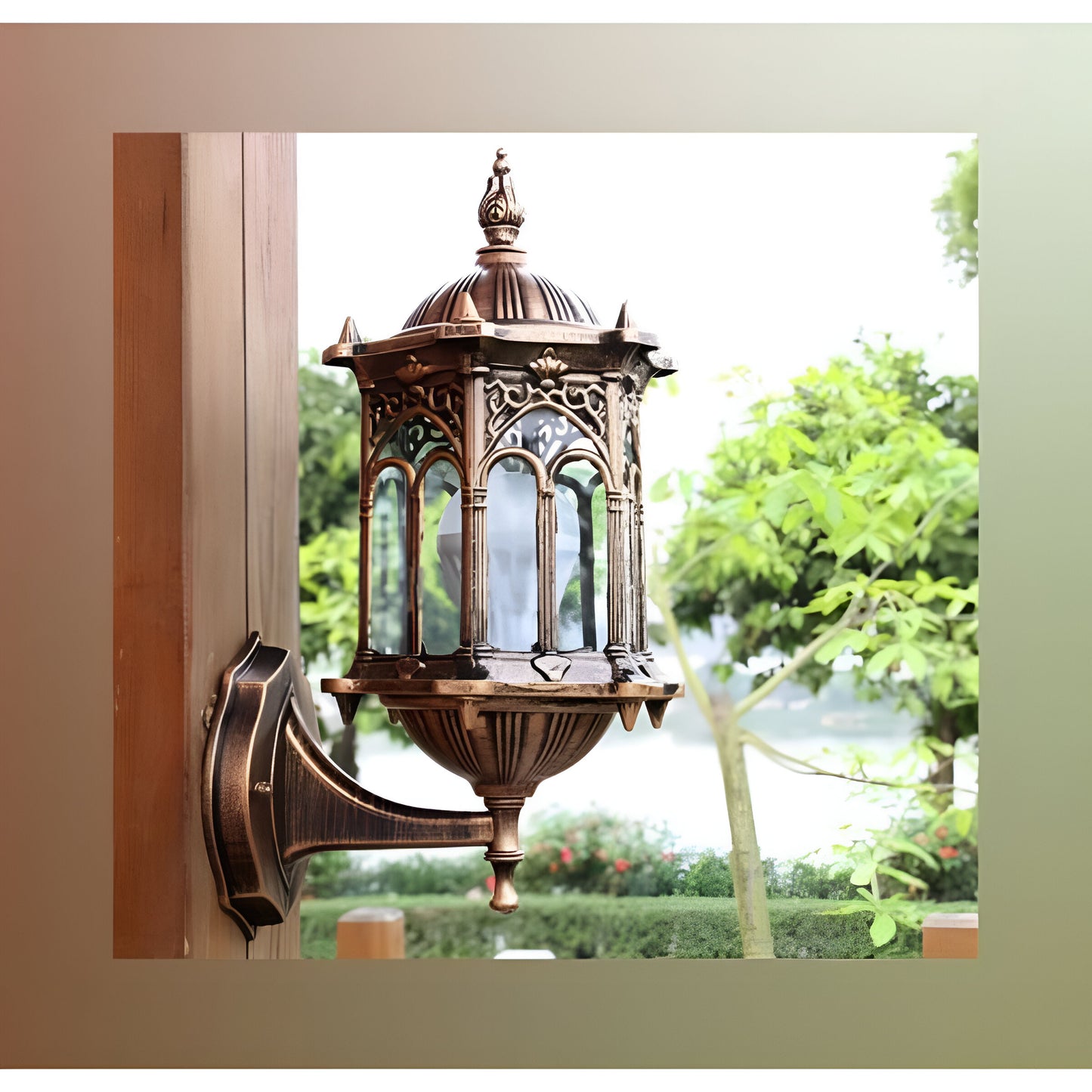 Antique Outdoor Wall Lantern Light - Waterproof, Anti-Rust & Elegant Lighting
