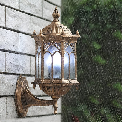 Antique Outdoor Wall Lantern Light - Waterproof, Anti-Rust & Elegant Lighting