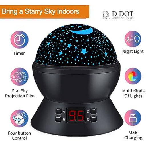 "Room Night Light Projector - Transform Your Space with Stellar Night Sky Effects"