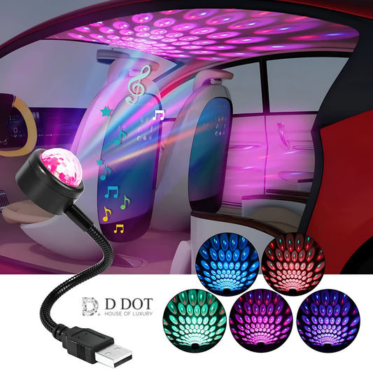Create a Magical Ambiance with USB Car Atmosphere Star Light - Mini LED Star Projection Lamp