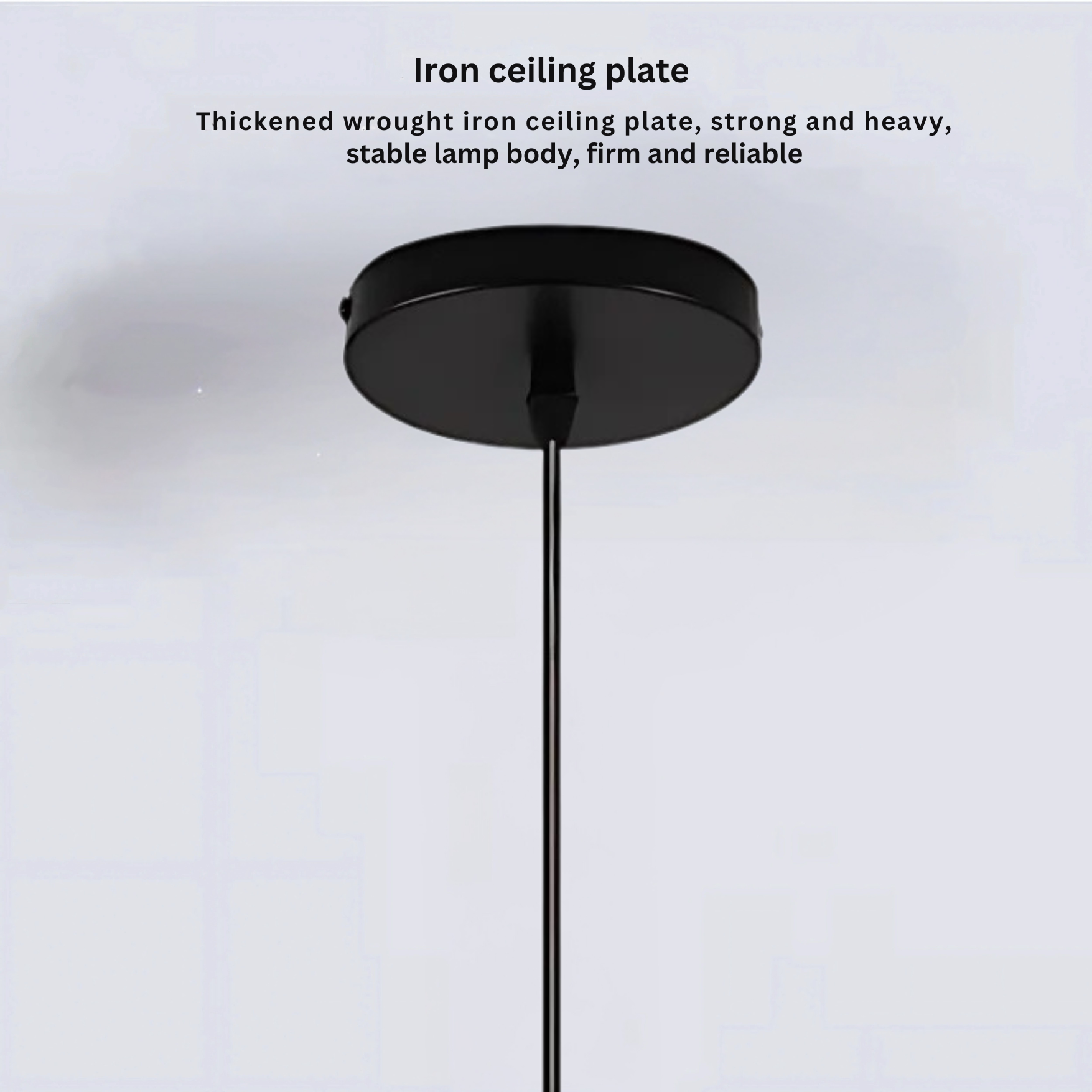 Lamp Holder E27 Black, Pendant Lights Accessories Adjustable Cable 1 m Metal Ceiling Light